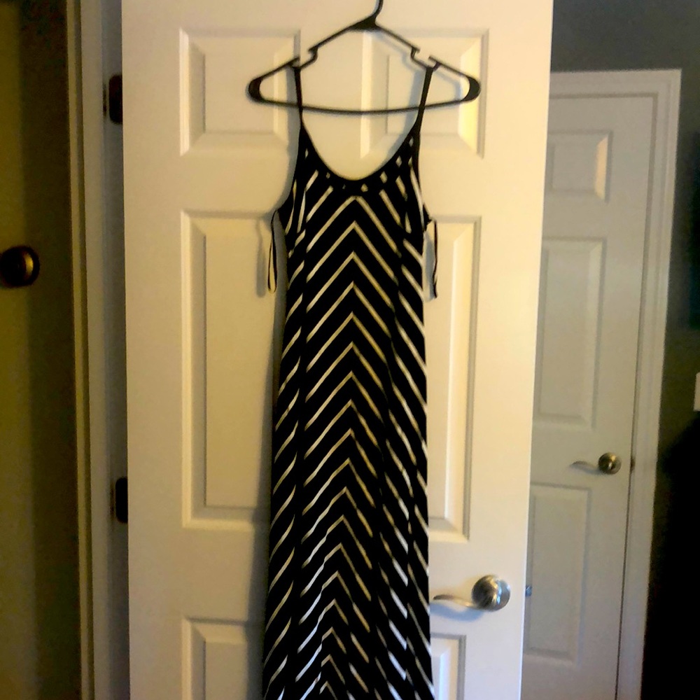 Ann Taylor striped Maxi dress